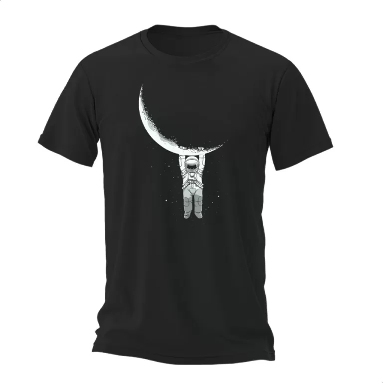 Camiseta Masculina Astronauta Estampada Premium Al
