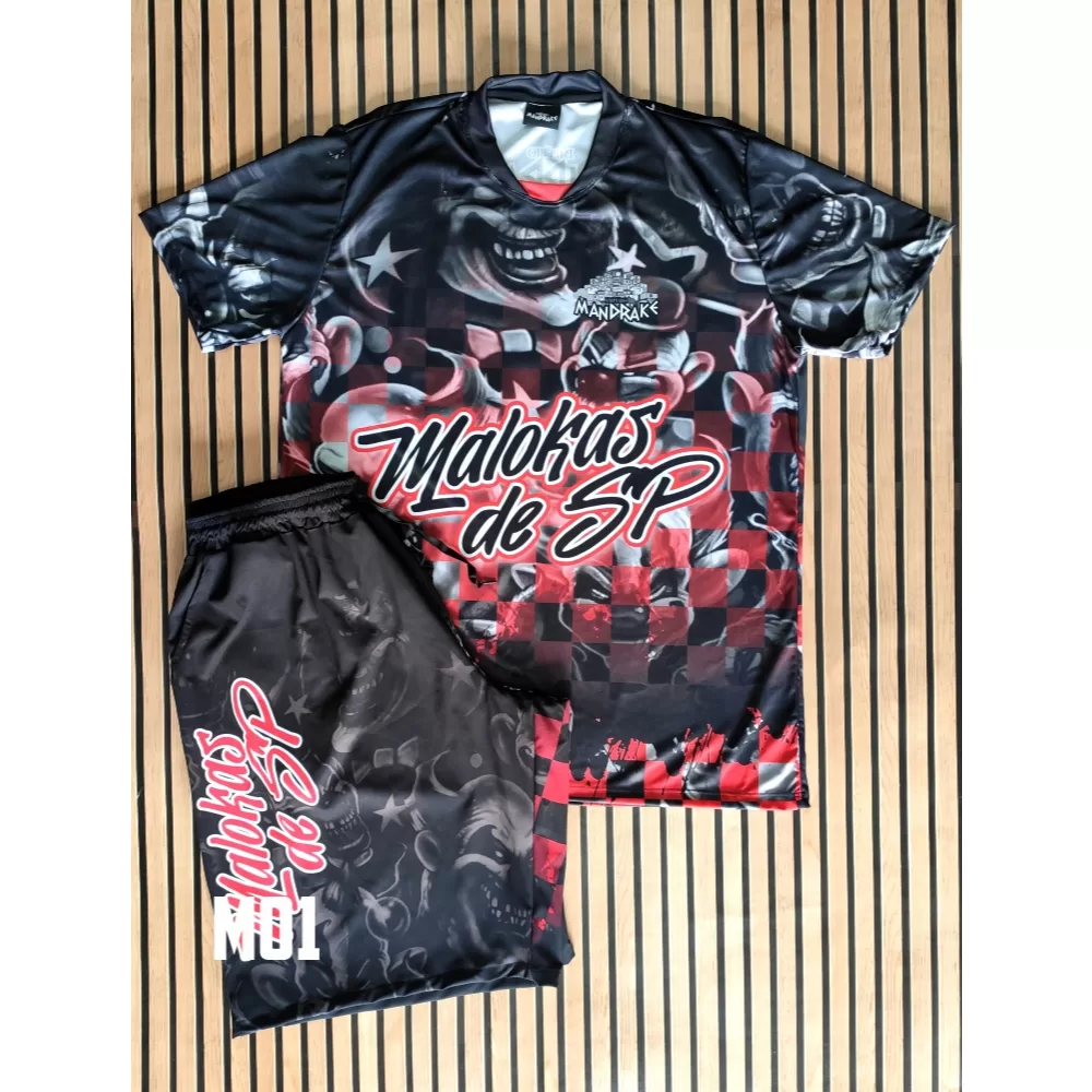 Kit Império Mandrake Cria de Quebrada Favela Camiseta + Bermuda Cod 54