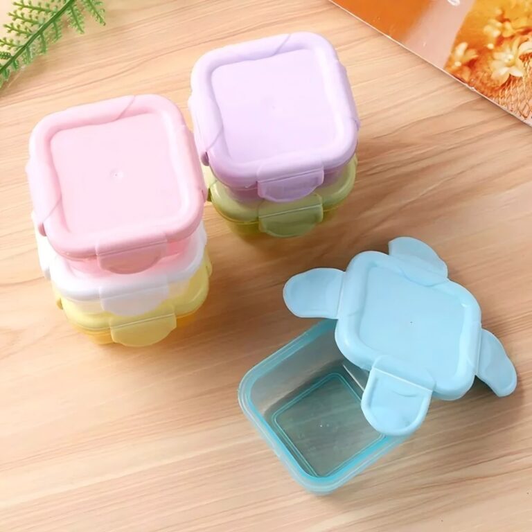 Kit mini potes para congelar papinha 150ml com tam