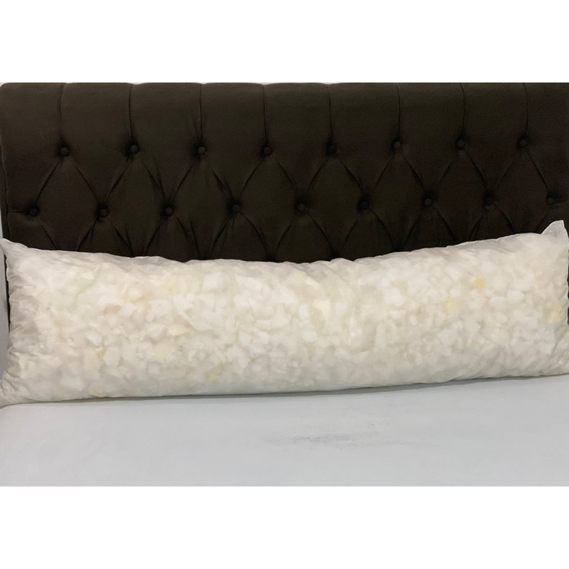 Travesseiro De Corpo Xuxão Flocos De Espuma Confortável Gestante 1,30×0,30cm