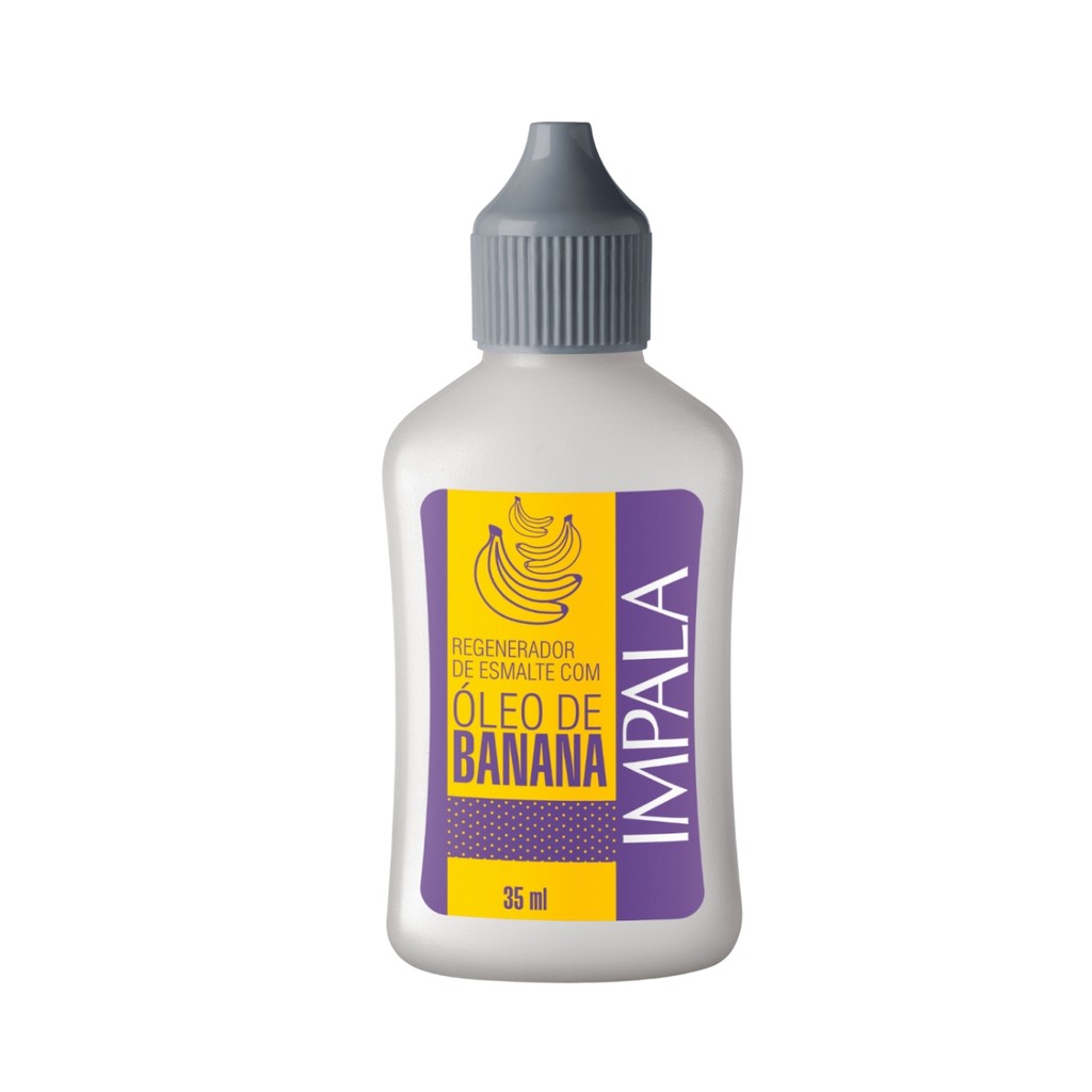 Regenerador De Esmalte Óleo De Banana Manicure Impala 35ml