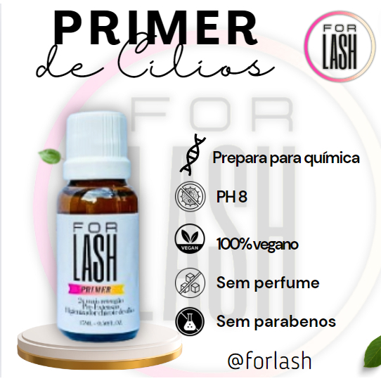 Primer Preparador para Extensão de Cílios, Lash 