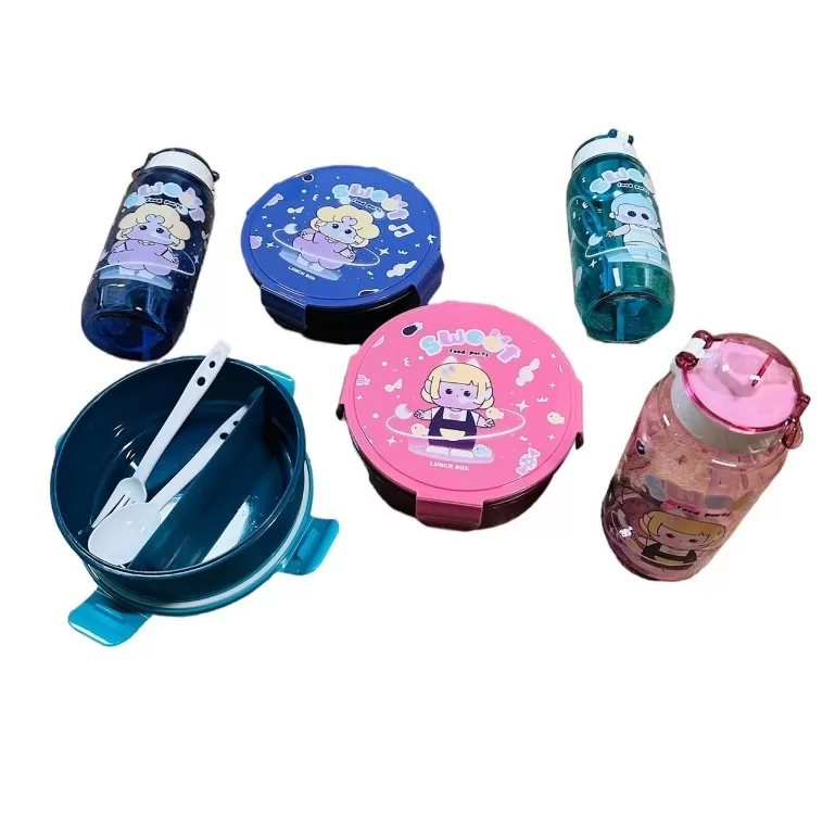 Kit Refeição Infantil Lancheira com Garrafa Marm