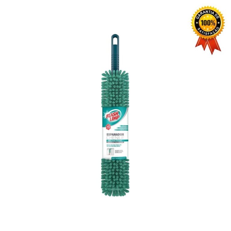 Espanador Chenile Flexível 100% Microfibra Flash 