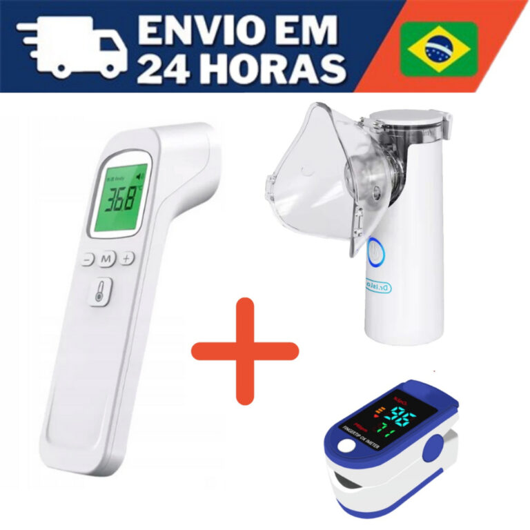 Kit Nebulizador Portátil + Aparelho de Medir Pres