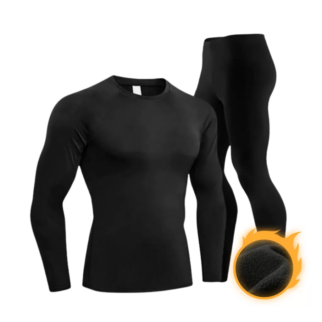 Blusa Calça Térmica Conjunto Segunda Pele Masculino Flanelado Frio Inverno Intenso quente Camiseta