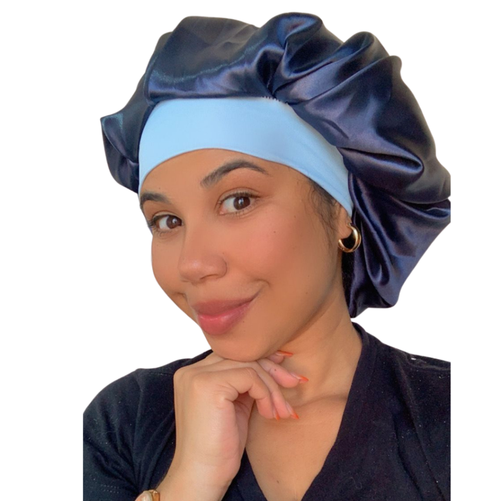 Touca de cetim Toca de Cetim Com Faixa Larga gigante toca de cetim toca touca de cetim para dormir