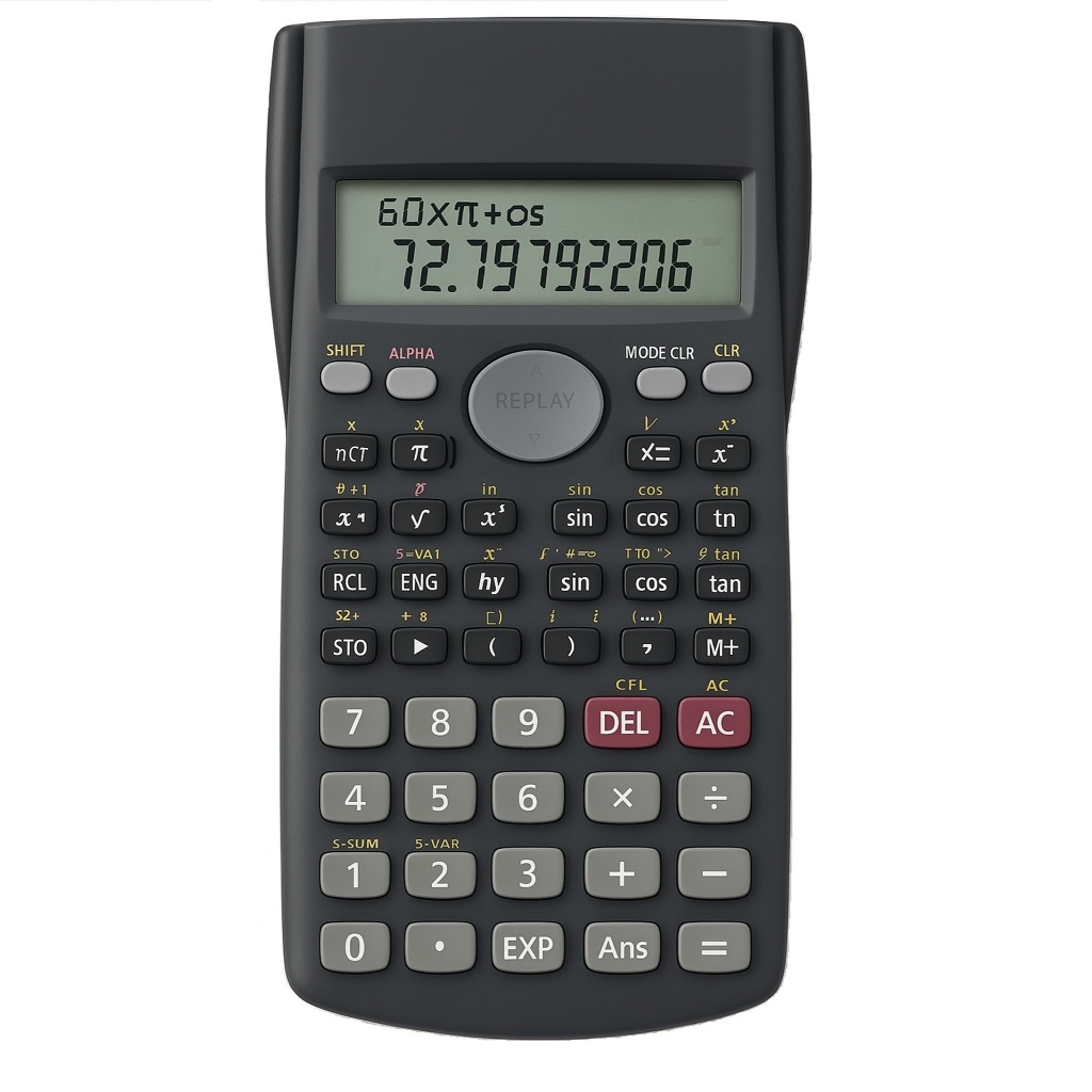 Calculadora Científica Multifuncional Visor Operações Matemáticas Avançadas Funções Trigonométricas