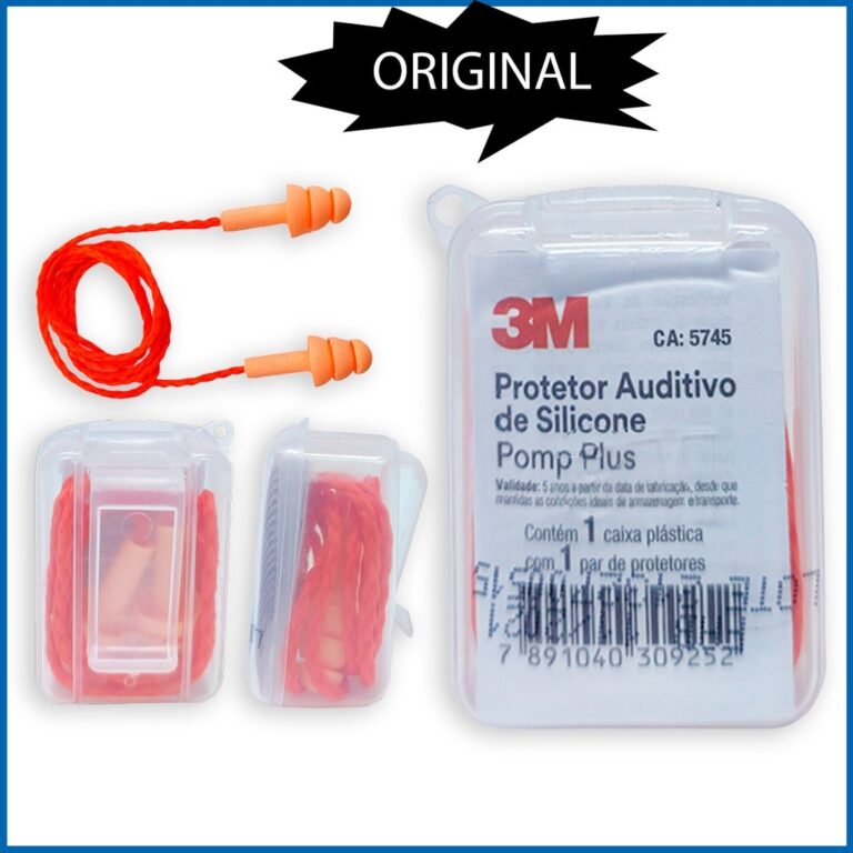 Protetor Auditivo Auricular Plug Silicone Pomp Plu