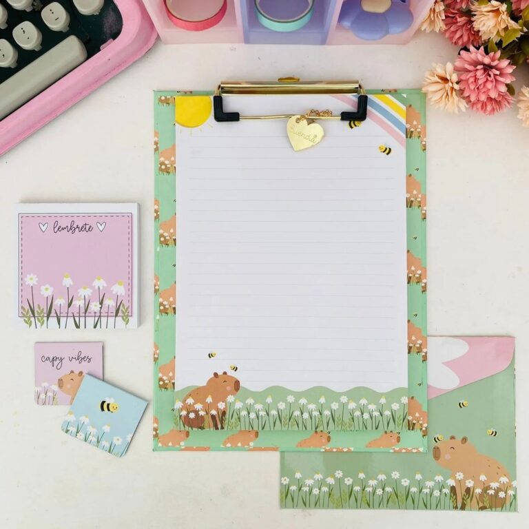 Pranchetas Estampadas A5 Buendia – capivara 
