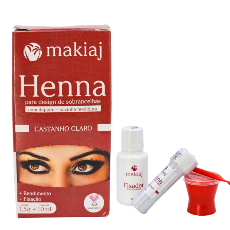 Henna Para Desing De Sobrancelhas Makiaj