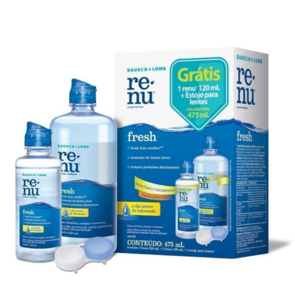 Renu Fresh 475 ml – Solução para lentes de contato