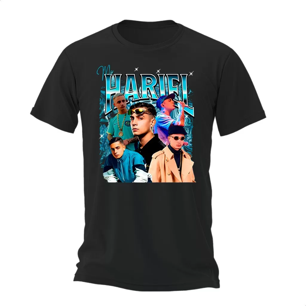 Camiseta Haridade Mc Hariel Cantor Funk Estilo Fã Clube 100% Algodão Unisex