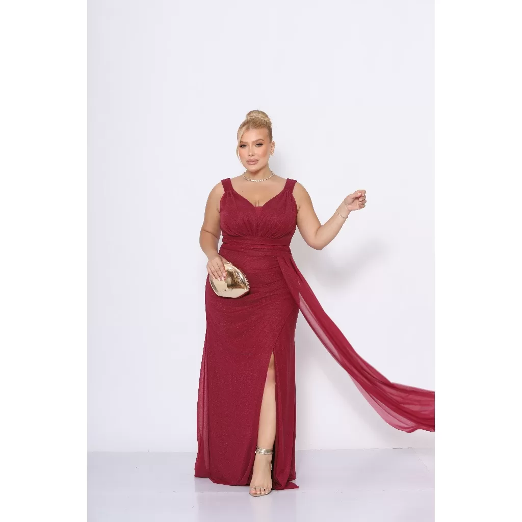 Vestido Feminino SEM BRILHO Madrinha Casamento Elegante Formanda Vestido Longo