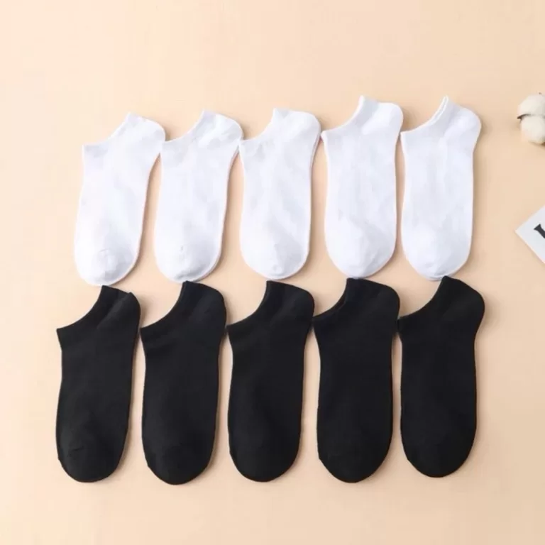 Kit 12 Pares de Meia Soquete Branca e/ou Preta Soq