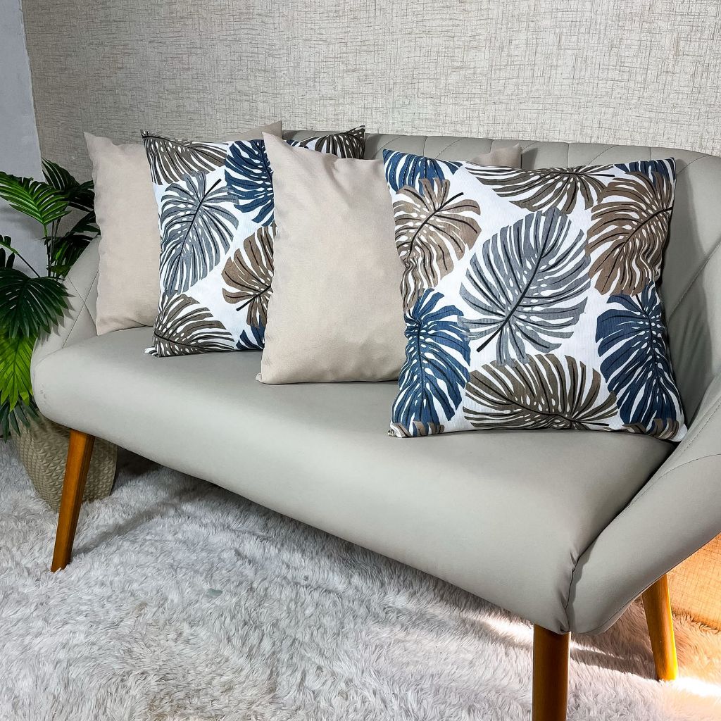 Kit c/4 Almofadas Cheias Decorativas c/Zíper