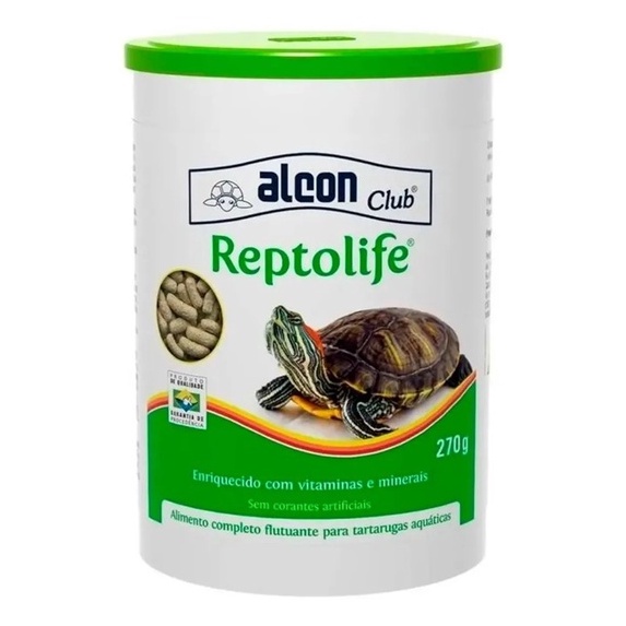 Ração Alimento Alcon Reptolife Tartaruga Jabuti 