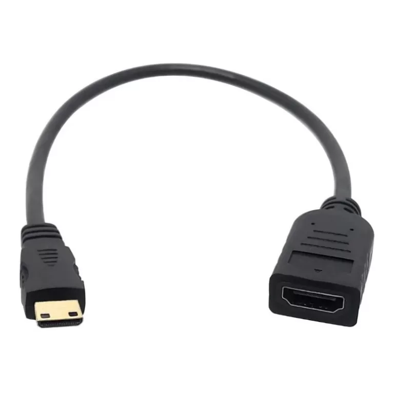 Cabo Rabicho Mini Hdmi P Hdmi Flexivel 1080p Câme