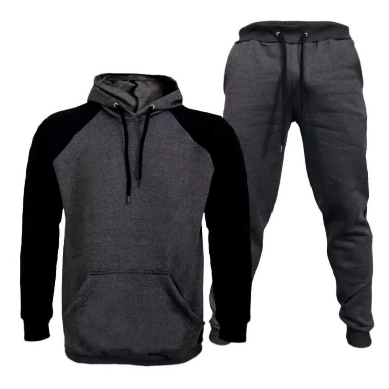 Conjunto Moletom Raglan Blusa de Frio + Calça de 