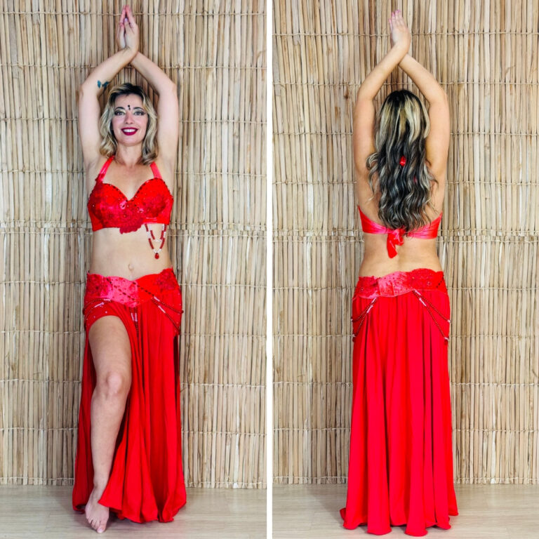 [Liquidação] Dança do Ventre Traje Bordado Comp