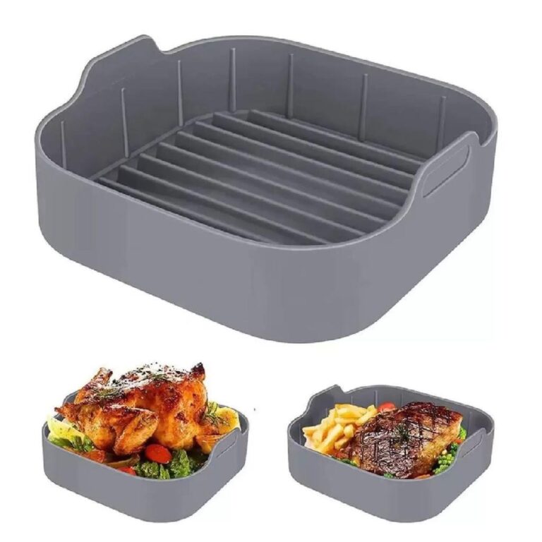 Forma de Silicone Quadrada para Airfryer 19cm Frit