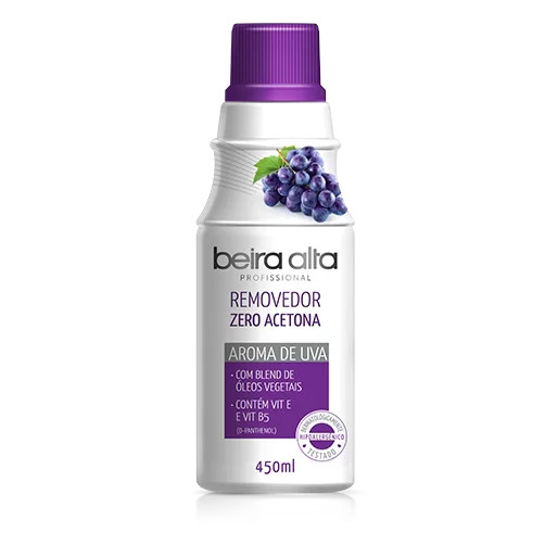 Beira Alta Removedor de Esmalte Zero Acetona Uva 4