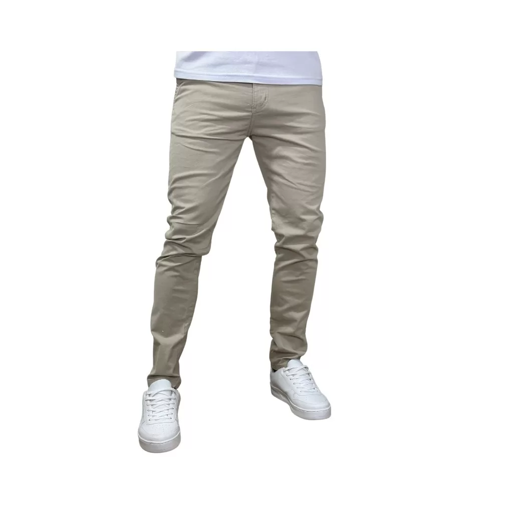 Calça De Sarja Skinny Masculina Lançamento bolso embutido