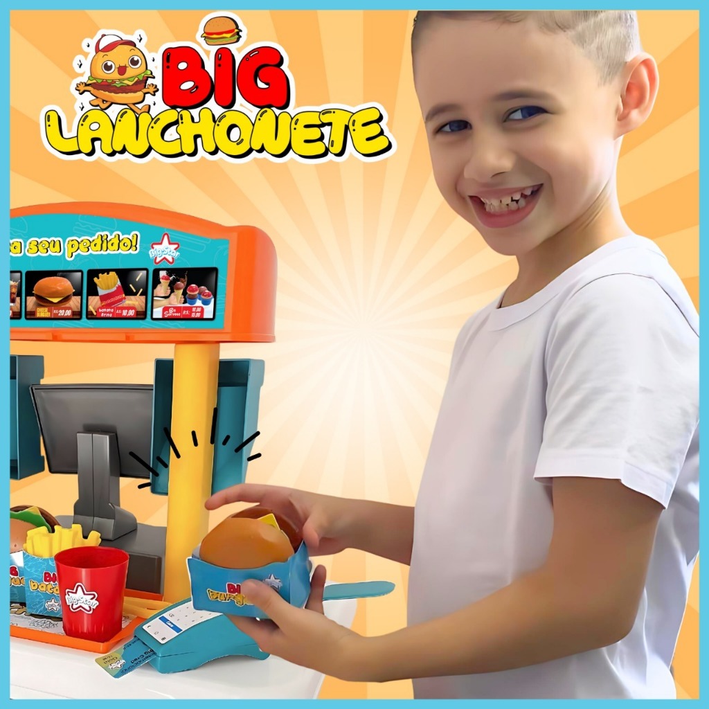 Cozinha Brinquedo Infantil Big Lanchonete – Big Star