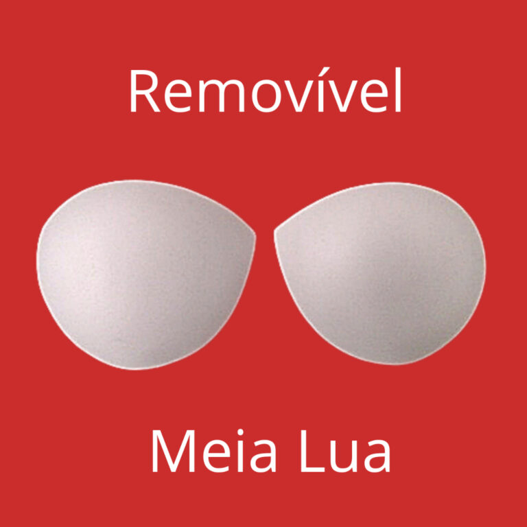 10 Pares de Bojo Meia Lua Removível – Bojo 