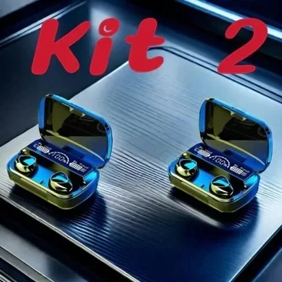 Kit M10 Bluetooth 5.1 Fones de ouvido sem fio TWS 