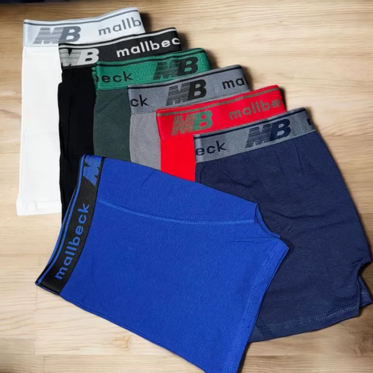 Kit 10 Cuecas Boxer de ALGODÃO Masculina Box Adul