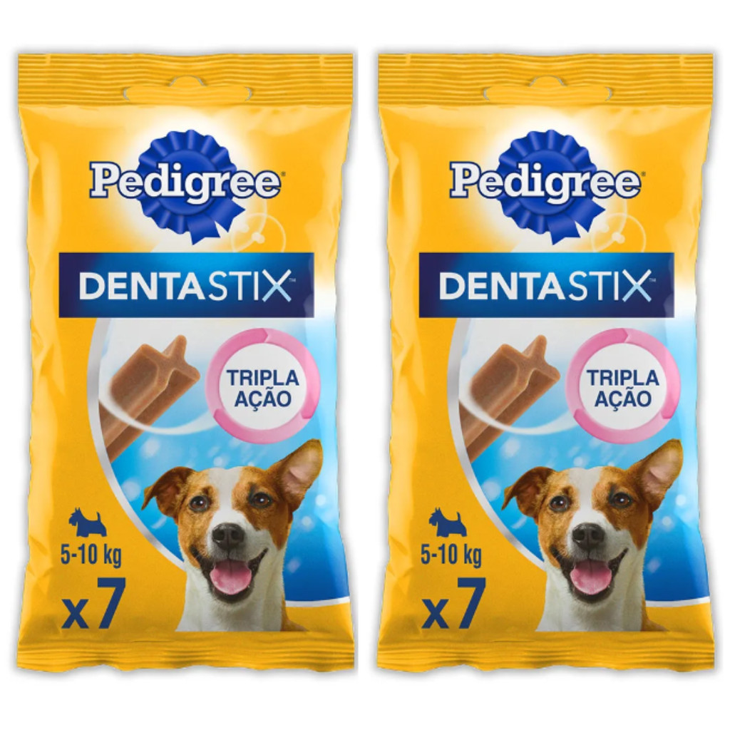 2 Dentastix Pedigree Petiscos Para Cães De Raças Pequenas 7 Un