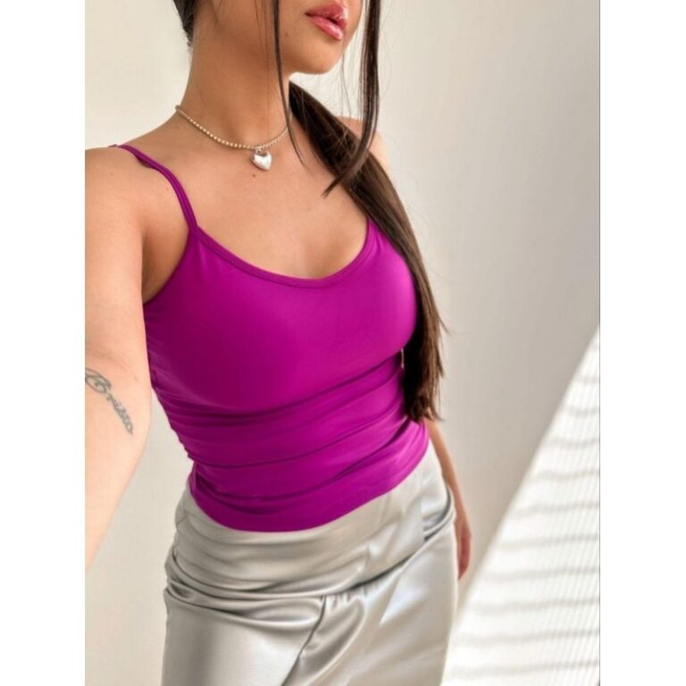 KIT COM 5 PEÇAS BLUSA ALCINHA REGATA EM MALHA SUE