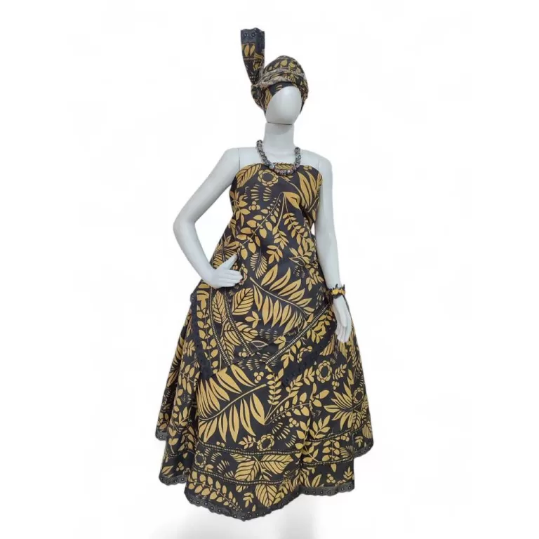 ROUPA FEMININA LUXO BAIANA POMBA GIRA 3PÇS ESTAMP