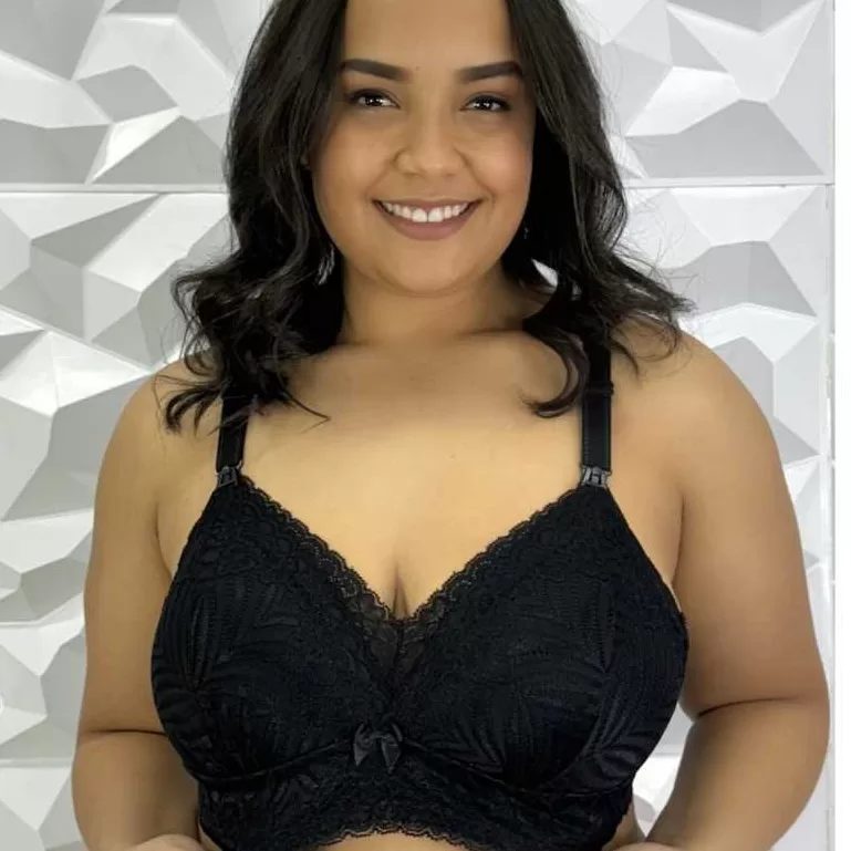 Sutiã Amamentação Plus Size com Bojo Soft e Al