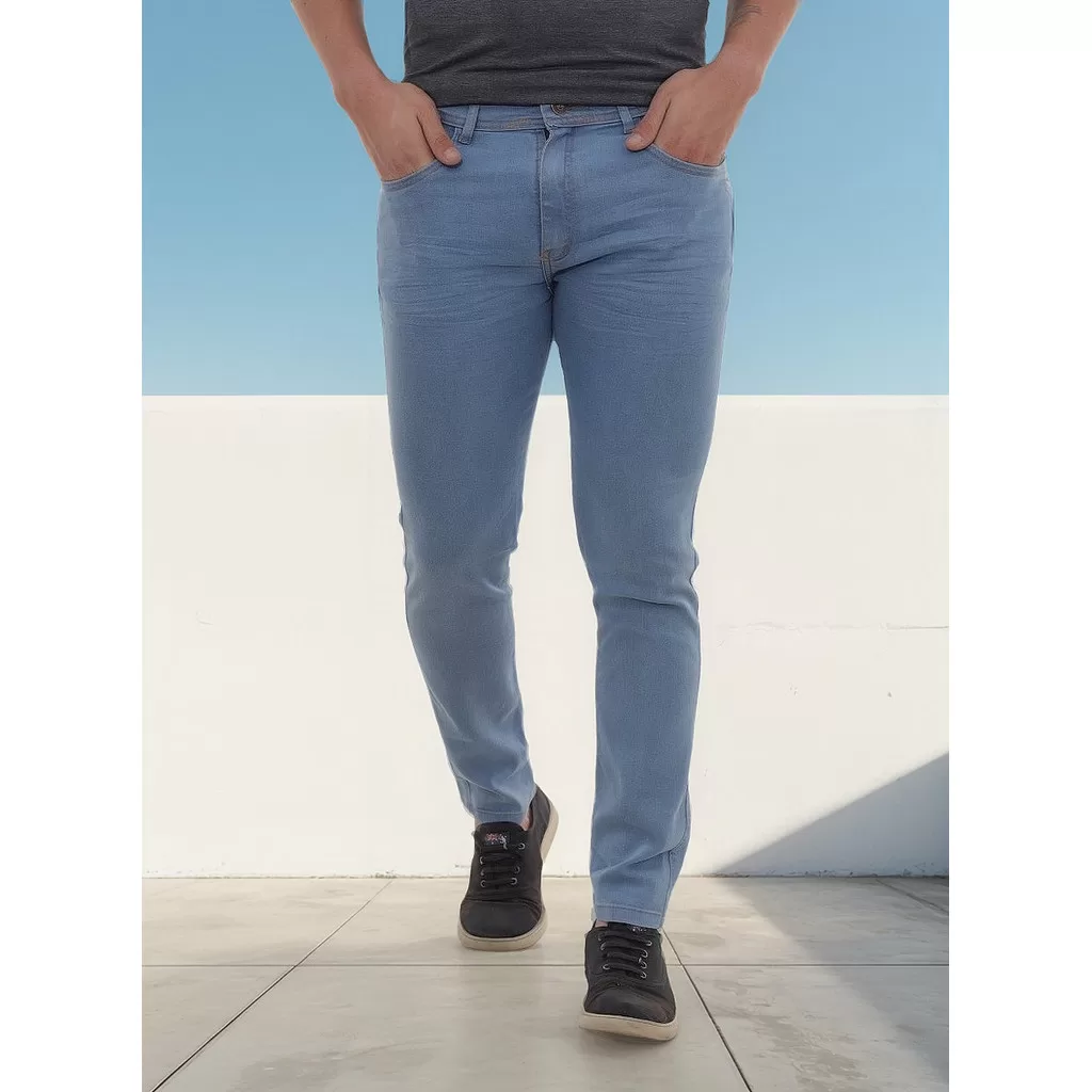 Calça Jeans Masculina Skinny Clara Basica Tendência Casual