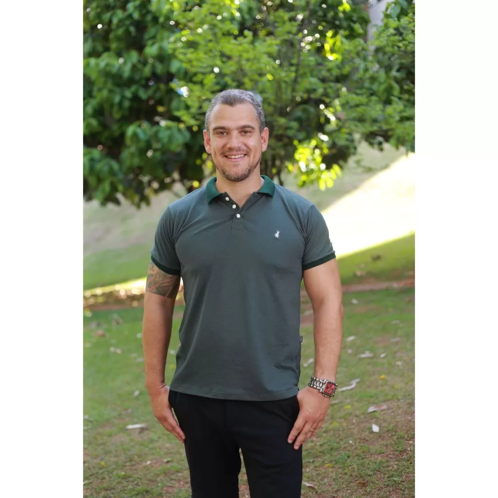 Camisa Polo Verde Musgo