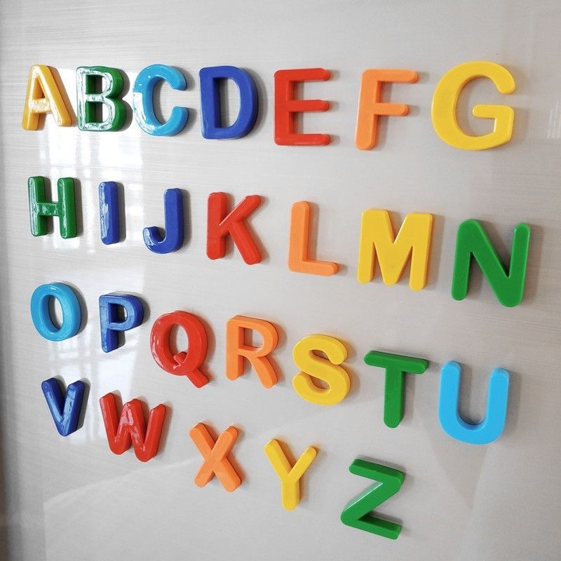 LETRAS ALFABETO MAGNETICO EDUCATIVO INFANTIL 26 PEÇAS Letras /37 PEÇAS Número