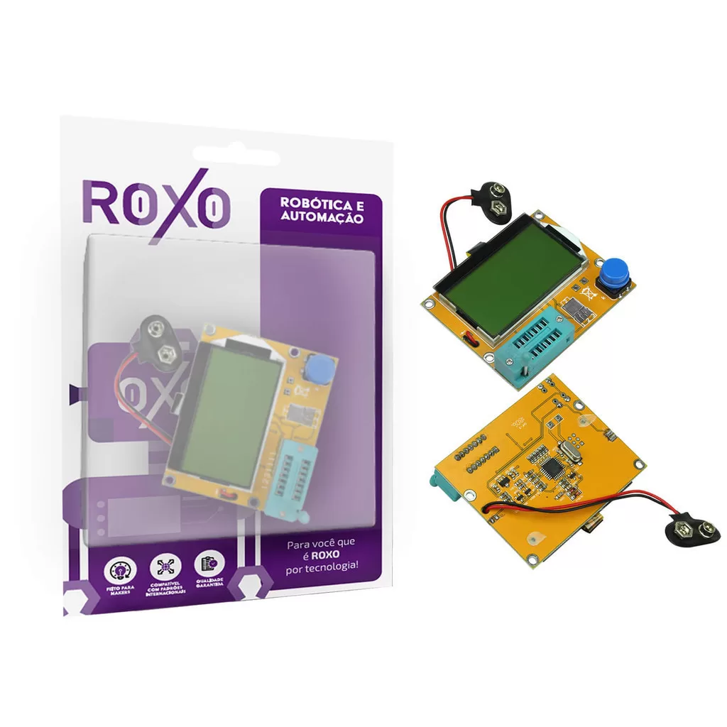 Módulo Testador de Componentes Medidor Esr Lcr-t4 – RoXo
