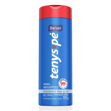Tenys Pé Baruel em Pó Original Azul 100 g (unida
