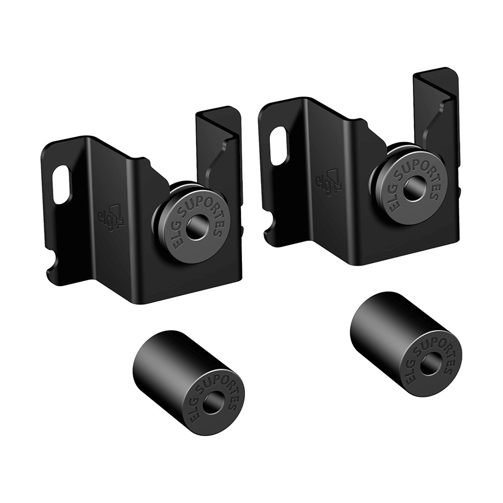 Suporte Fixo de Parede Universal para TV Plasma, LCD, LED, 14 a 100, Até 100kg, Preto, GENIUS, ELG