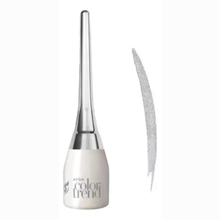 Avon Delineador Líquido Color Trend Prata Metáli