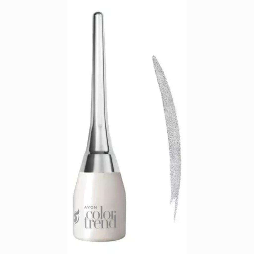 Avon Delineador Líquido Color Trend Prata Metálico 3ml