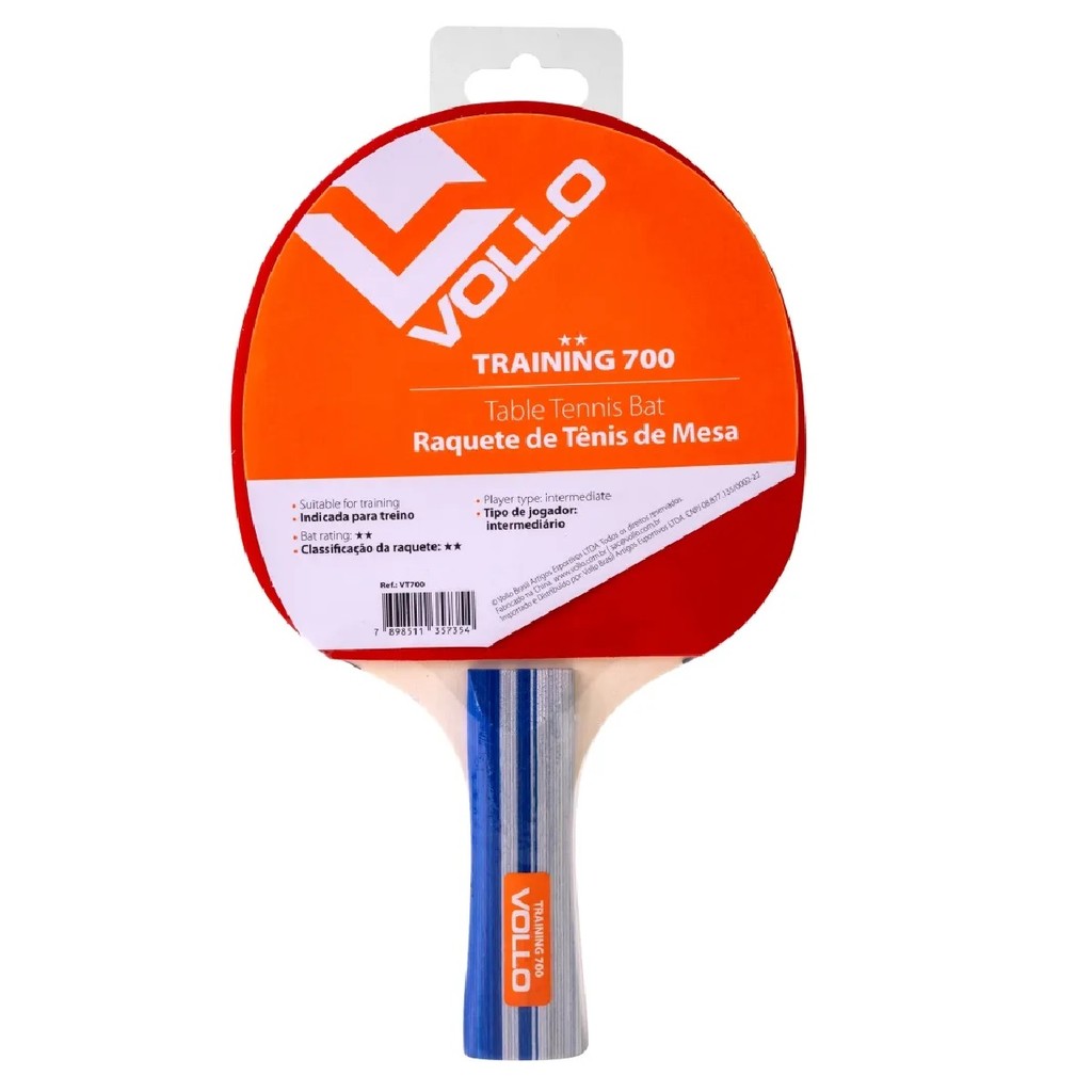 Raquete Vollo Tênis De Mesa Training 700