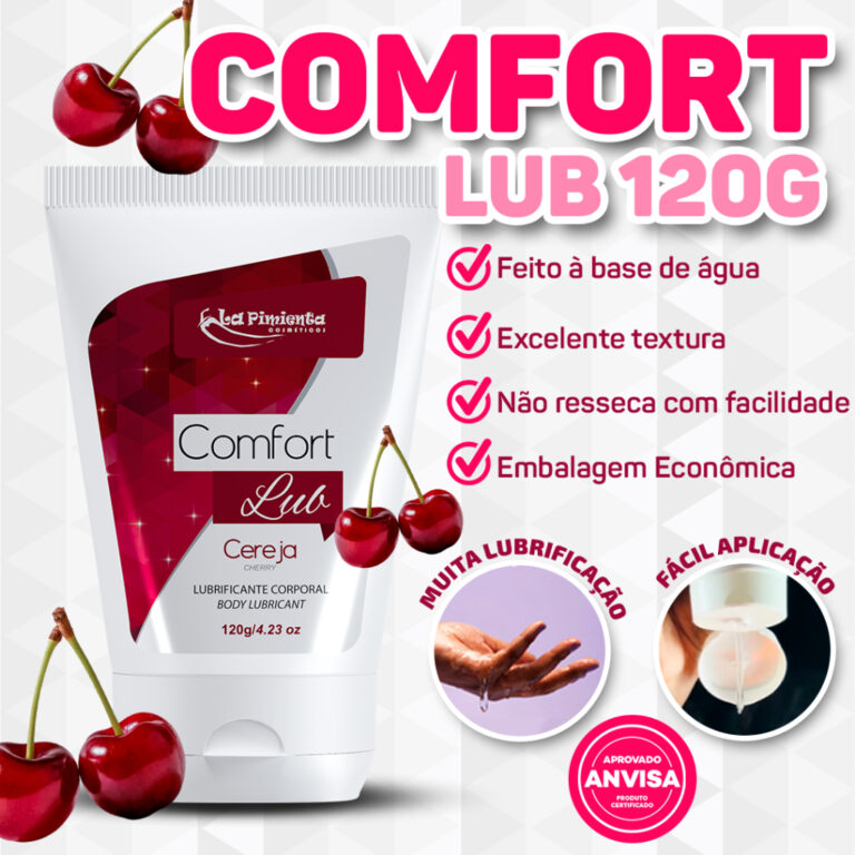 LUBRIFICANTE COMFORT 120 SENSAÇÃO NATURAL E LEVE