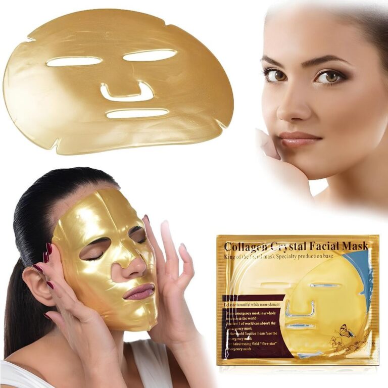 Máscara Gold Facial com Colágeno Rotina Skincare