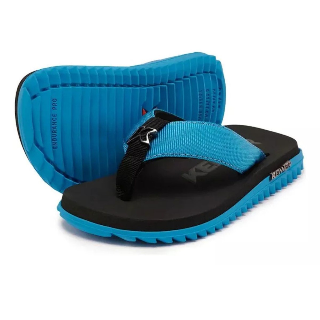 Sandália Chinelo Kenner Kids Infantil Kivah Azul e Preto DRQ03