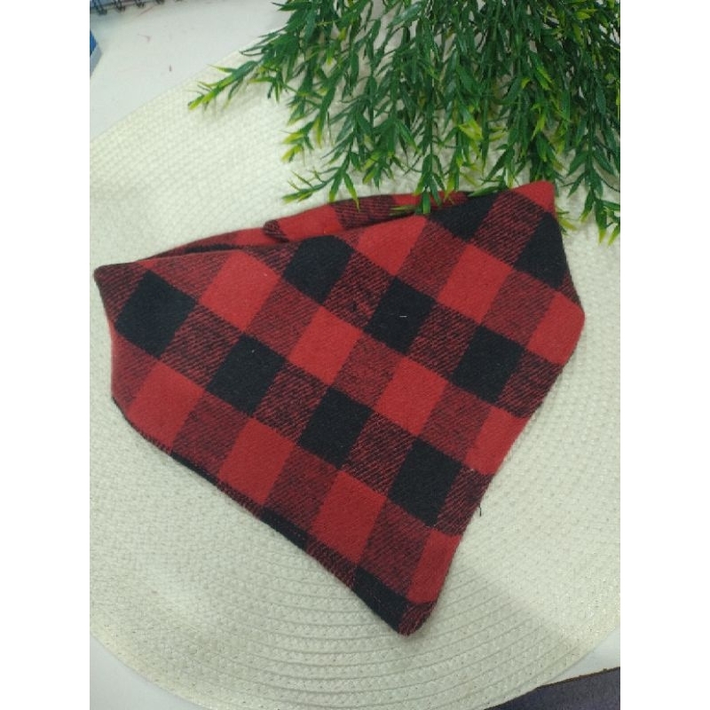 Bandana flanelado xadrez para bebê,criança e adulto/ babador lenço festa junina arraiá arraial xadre