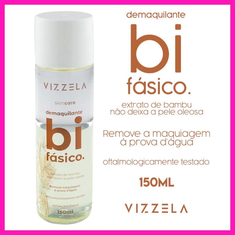 Vizzela Demaquilante Bifásico 150ml (Removedor de