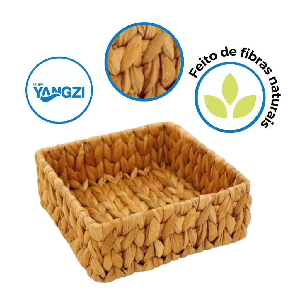 Porta Guardanapos Fibra Natural – Yangzi